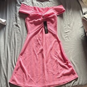 Fashion Nova Strapless Pink Dress